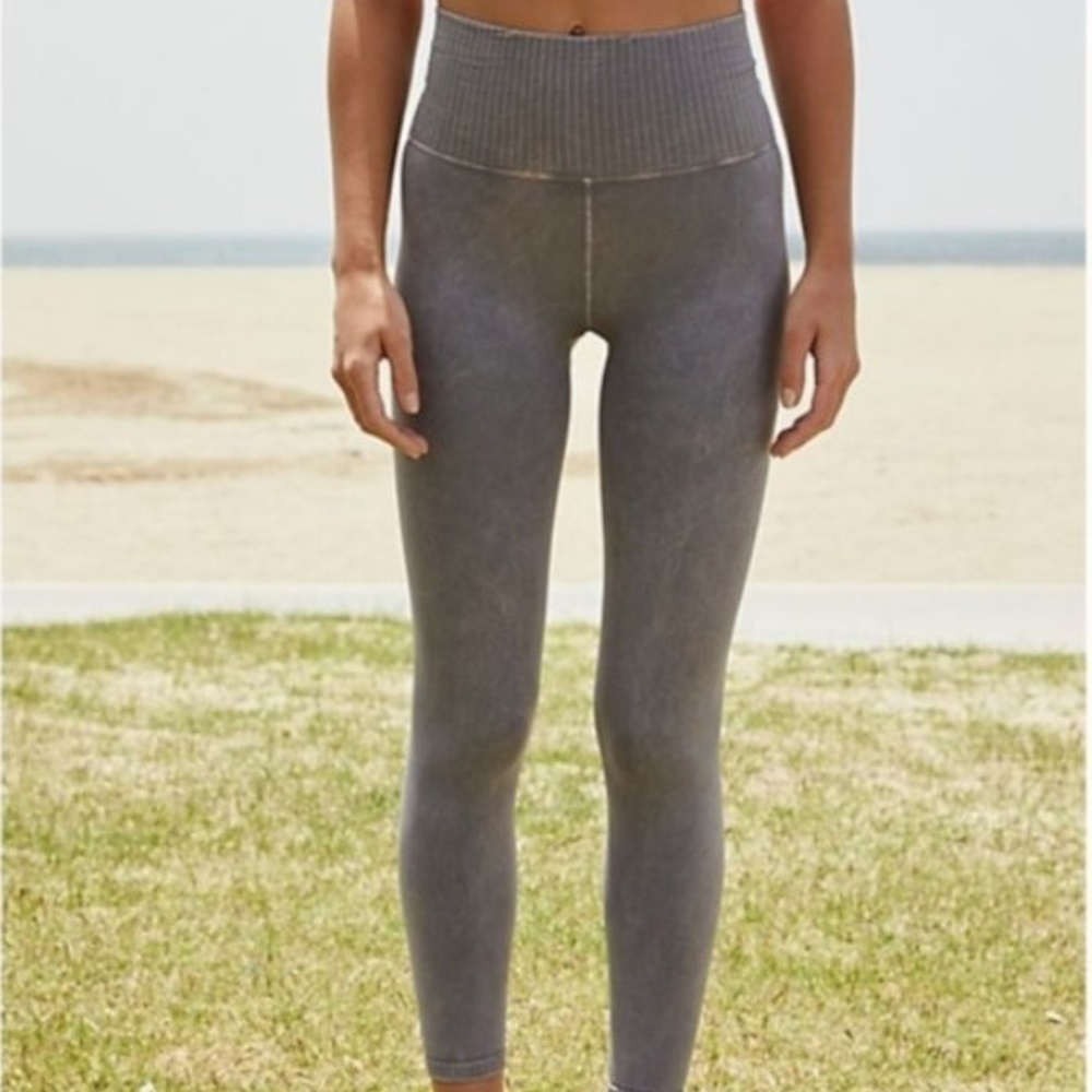 Free People Vintage- Shanti Purple Grey Leggings.